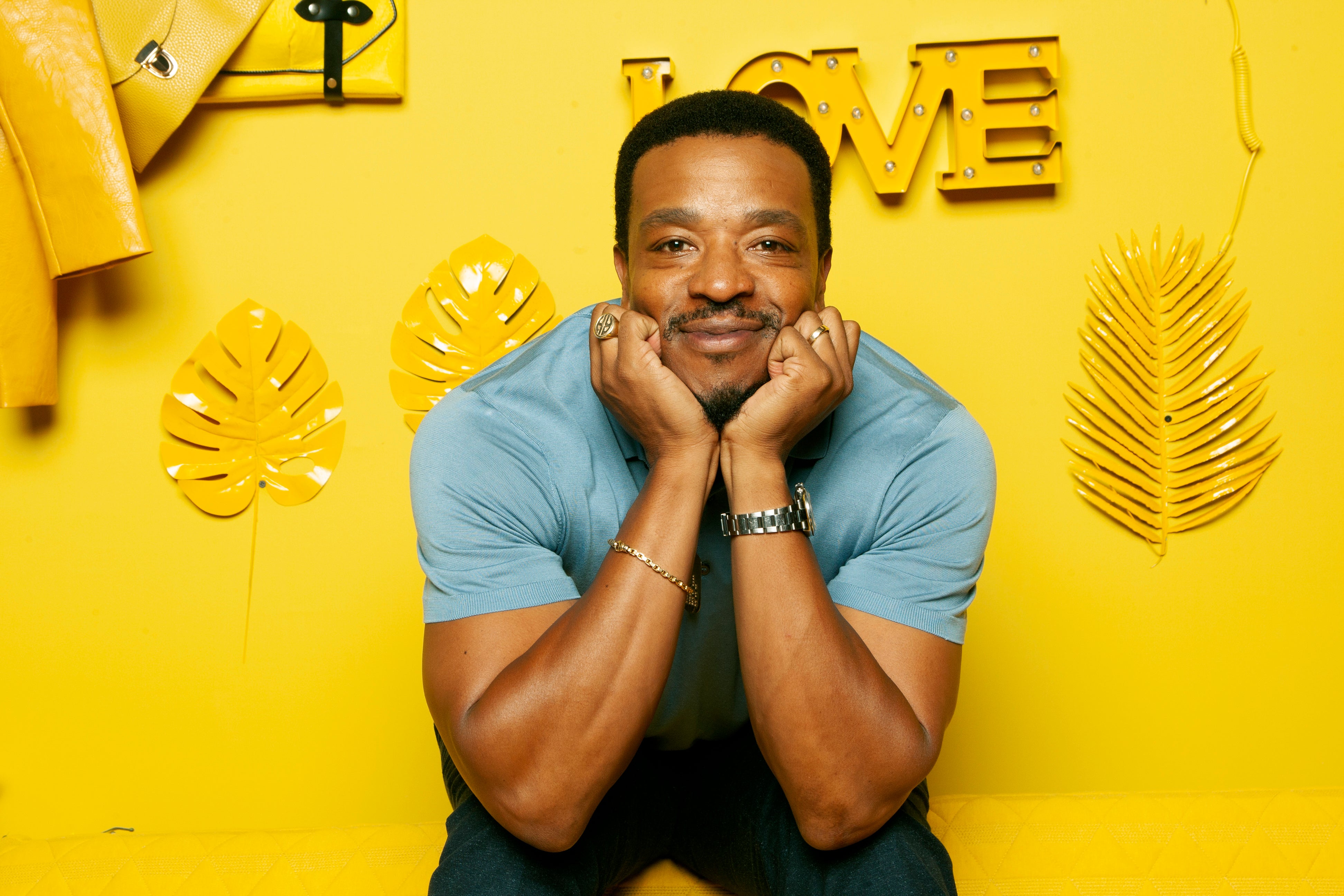 Yellow Was The Color Of Choice For Celebs Snapped At Getty's Portrait Studio During Essence Fest
